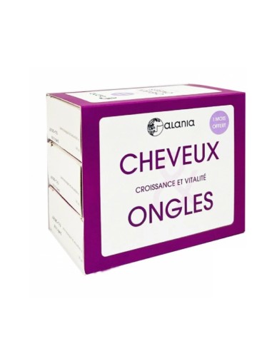 Alania Croissance Et Vitalité Cheveux Et Ongles Pack de 3 Mois