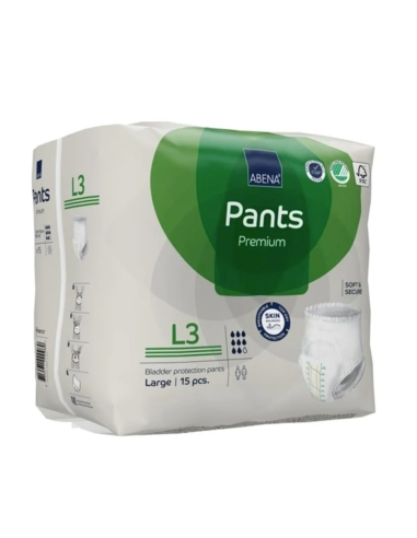 ABENA Pants Premium Couche Adulte L3 15 Pieces