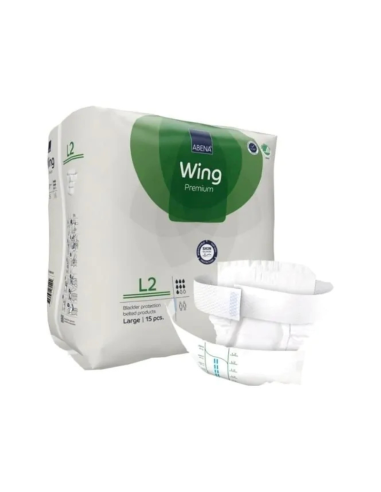 ABENA Wing Premium Couche Adulte L2 15 Pieces