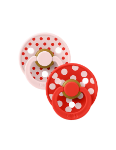 Bibs Sucette Colour Natural Rubber Blossom Candy Apple 0-6M+