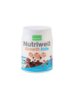 NUTRIWELL GROWTH KIDS POUDRE ENERGETIQUE CHOCOLAT 400MG