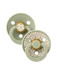 Bibs Sucette Jasmine Sage 6-18m Lot De 2