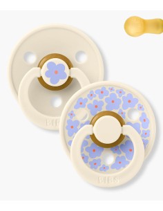 Bibs Sucette Jasmine Ivory 6-18m Lot De 2