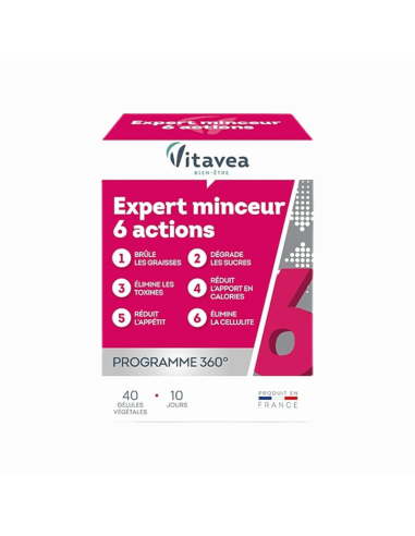 VITAVEA EXPERT MINCEUR 6 ACTION 40 GELULES