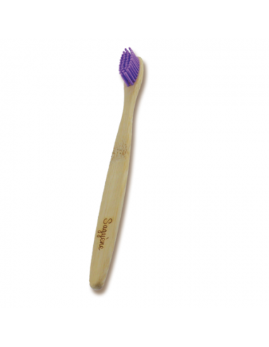 Sagyene Brosse à Dents Bambou Violet