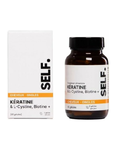 Self KERATINE & LCYSTINE BIOTINE+ 60 GELULES