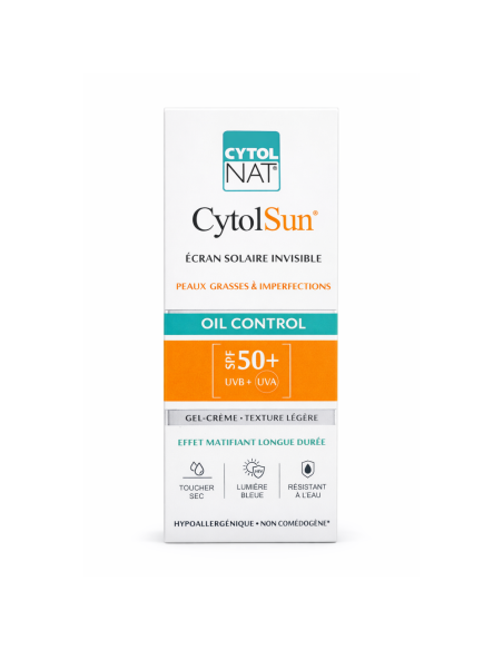Cytol CytolSun Oil Control Ecran Solaire Invisible SPF50+ 50ML