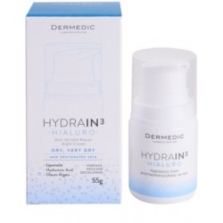 Dermedic Hydrain3 Crème de nuit Anti Age 50ml