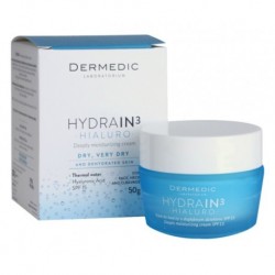Dermedic Hydrain3 Crème de jour Hydratante spf15 50gr