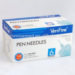 Verifine Aiguilles stylos à insuline 6 mm B/100