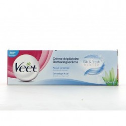 Veet Crème Dépilatoire Veet Peaux Sèches Silk & Fresh 100ML