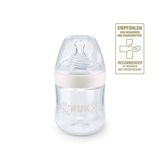 Nuk Biberon Nature sense 120ml En verre Température Control Fille