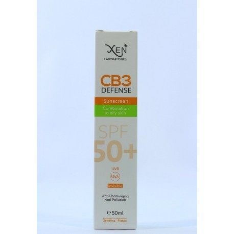 Xen Cb3 Ecran solaire peau mixte à grasse 50ml