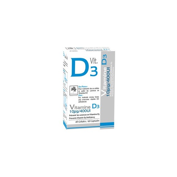 Vital Vitamine D3 30 gélules