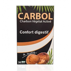 Biohealth Carbol Charbon végétal 30 Gélules