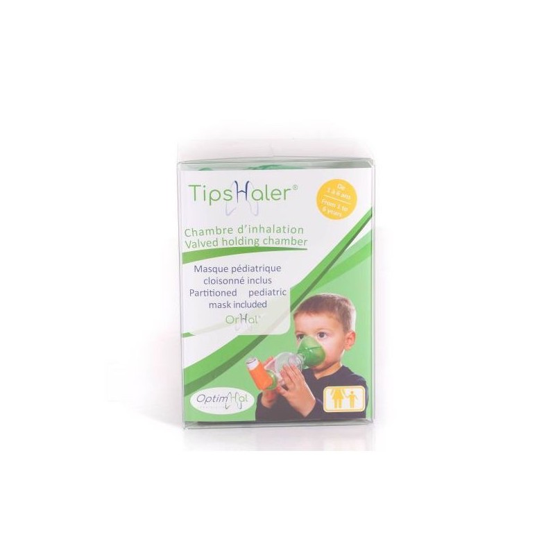 TipsHaler Nourrisson Chambre d'Inhalation + Masque 0-9 Mois, 1 pièce