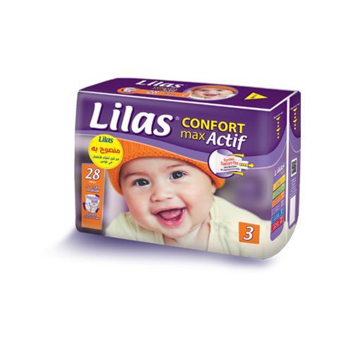Lilas Couches Confort Max Actif 1 Age 20pcs à prix pas cher