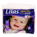 Lilas Couche bébé pharmacie Taille 4 9-18kg 24Pcs