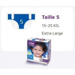 Lilas Couche bébé pharmacie Taille 5 15-25kg 20Pcs