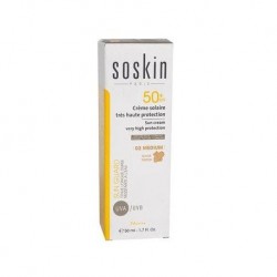 Soskin Crème Solaire SPF50+ Teinté medium 50ml