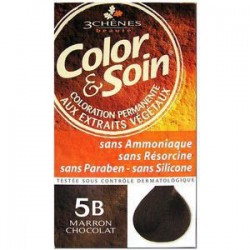 3 chênes Color & Soin coloration 5B Marron Chocolat 135ml