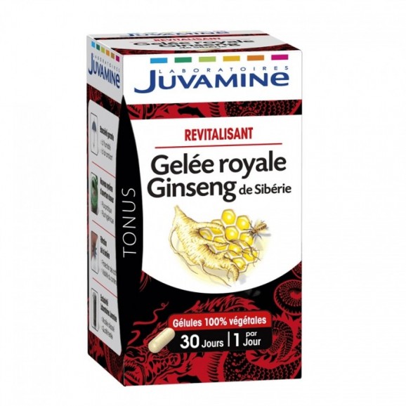 Juvamine Ginseng Gelée Royale 30 Gélules