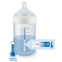 Nuk Biberon Nature Sense Temperature Control 'M' 260ml Plastique Fille