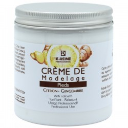 K-reine Crème Modelage Pied Citron Gingembre 250ml