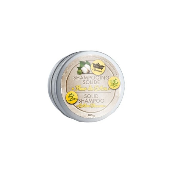 Les Petits Bains de Provence Shampoing Solide Fleur de Coton 100GR